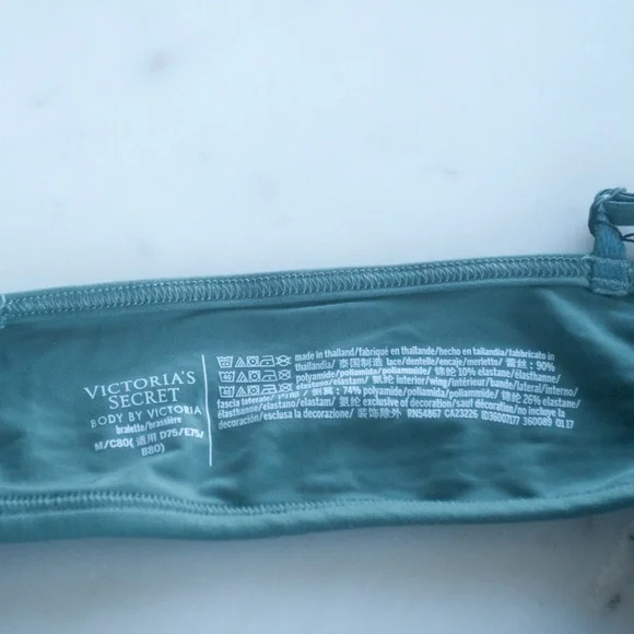 NWT Victoria's Secret Green Lace Bralette - Picture 5 of 9